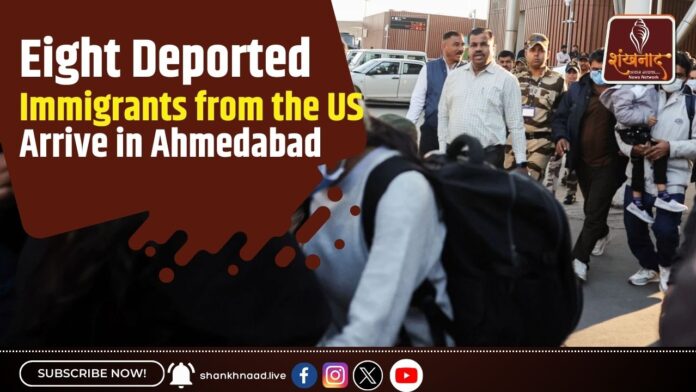 Eight Deported Immigrants from the US Arrive in Ahmedabad